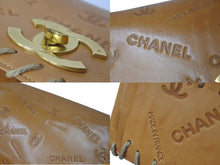 Load image into Gallery viewer, CHANEL シャネル ココマーク ベースボールステッチ エンボス ショルダーバッグ 2番台 ブラウン ゴールド金具 美品 中古 61783
