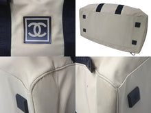 Load image into Gallery viewer, CHANEL シャネル スポーツライン ボストンバッグ 7番台 ベージュ ブラック ココマーク ナイロン 良品 中古 61784