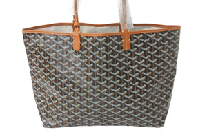 新品未使用品 GOYARD ゴヤール サン・ルイPM トートバッグ STLOUIPMLTY01CL03P ブラック ブラウン 中古 61785