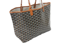 Load image into Gallery viewer, 新品未使用品 GOYARD ゴヤール サン・ルイPM トートバッグ STLOUIPMLTY01CL03P ブラック ブラウン 中古 61785