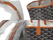 Load image into Gallery viewer, 新品未使用品 GOYARD ゴヤール サン・ルイPM トートバッグ STLOUIPMLTY01CL03P ブラック ブラウン 中古 61785