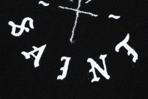 新品未使用 SAINT MICHAEL セント マイケル BORN SAINT 半袖Ｔシャツ SM-YS3-0000-C06 24SS サイズL ブラック 中古 61786