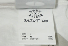 Load image into Gallery viewer, 新品未使用 SAINT MICHAEL セント マイケル BORN SAINT 半袖Ｔシャツ SM-YS3-0000-C07 24SS ホワイト サイズL 中古 61787