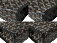 画像をギャラリービューアに読み込む, 新品同様 GOYARD ゴヤール ジュバンス MM ポーチ クラッチバッグ ブラック PVC レザー JOUVENGMLTY01CL01P 中古 61789