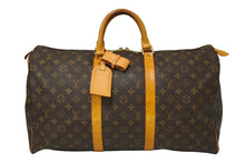 Load image into Gallery viewer, LOUIS VUITTON ルイヴィトン モノグラム キーポル50 ボストンバッグ ブラウン M41426 良品 中古 61794