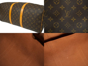 LOUIS VUITTON ルイヴィトン モノグラム キーポル50 ボストンバッグ ブラウン M41426 良品 中古 61794
