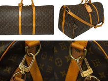 Load image into Gallery viewer, LOUIS VUITTON ルイヴィトン モノグラム キーポル バンドリエール60 ボストンバッグ M41412 ブラウン 良品 中古 61795