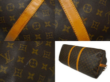 Load image into Gallery viewer, LOUIS VUITTON ルイヴィトン モノグラム キーポル バンドリエール60 ボストンバッグ M41412 ブラウン 良品 中古 61795