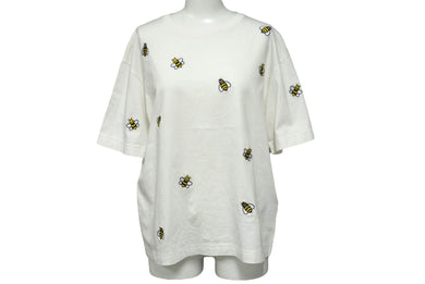 DIOR HOMMEｘKAWS BEE ディオール オム カウズ ビー 半袖Ｔシャツ 19SS サイズXS ホワイト コットン 923J609W5041 美品 中古 61806