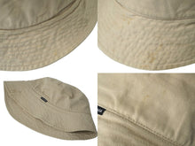 Load image into Gallery viewer, BALENCIAGA バレンシアガ ロゴ デニム バケットハット サイズM-60cm ベージュ コットン 719120 良品 中古 61807