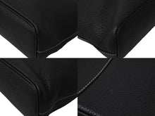 Load image into Gallery viewer, BURBERRY バーバリー ハンドバッグ ゴールドプレート ノバチェック ホースマーク ジャガード織り レザー ブラック 美品 中古 61815