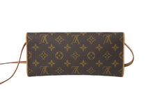 Load image into Gallery viewer, 極美品 LOUIS VUITTON ルイヴィトン モノグラム ポシェットツインGM ショルダーバッグ M51852 ブラウン ゴールド金具 中古 61817
