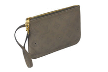 画像をギャラリービューアに読み込む, 極美品 LOUIS VUITTON ルイヴィトン セレネ モノグラムマヒナ ポーチ ベージュ ゴールド金具 フランス製 中古 61820