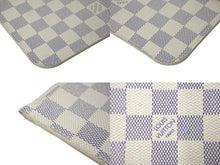 Load image into Gallery viewer, LOUIS VUITTON ルイヴィトン ネヴァーフル 付属ポーチ ポーチ ダミエアズール ホワイト ゴールド金具 美品 中古 61821
