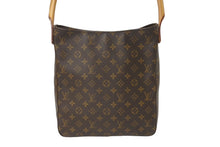 Load image into Gallery viewer, LOUIS VUITTON ルイヴィトン ハンドバッグ ルーピングGM モノグラムキャンバス M51145 ブラウン 美品 中古 61825