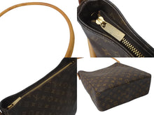 Load image into Gallery viewer, LOUIS VUITTON ルイヴィトン ハンドバッグ ルーピングGM モノグラムキャンバス M51145 ブラウン 美品 中古 61825