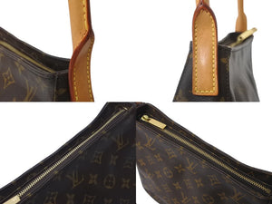 LOUIS VUITTON ルイヴィトン ハンドバッグ ルーピングMM ブラウン M51146 美品 中古 61827