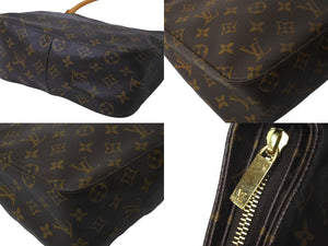 LOUIS VUITTON ルイヴィトン ハンドバッグ ルーピングMM ブラウン M51146 美品 中古 61827