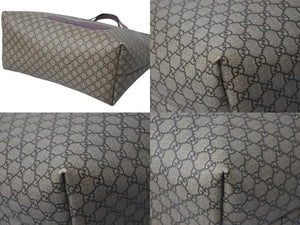 GUCCI グッチ トートバッグ マイクロGGスプリーム モノグラム キッズ ドール プリント 388711 502752 ブラウン 美品 中古 61828