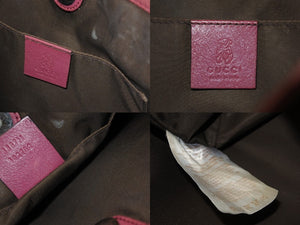 GUCCI グッチ トートバッグ マイクロGGスプリーム モノグラム キッズ ドール プリント 388711 502752 ブラウン 美品 中古 61828