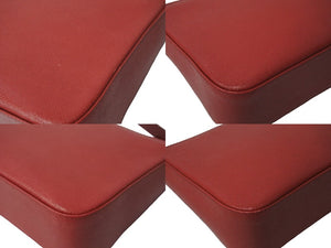 BURBERRY バーバリー ショルダーバッグ ノバチェック柄 ブランドロゴ レザー レッド ゴールド金具 美品 中古 61831 