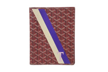 Load image into Gallery viewer, GOYARD ゴヤール カスティリオーネカバー 手帳カバー アジェンダー ヘリンボーン柄 Tイニシャル入り PVC レッド 良品 中古 61836