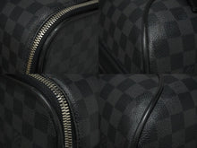Load image into Gallery viewer, LOUIS VUITTON ルイヴィトン ぺガス65 スーツケース ダミエ・グラフィット ブラック N23301 シルバー金具 良品 中古 61842
