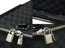 Load image into Gallery viewer, LOUIS VUITTON ルイヴィトン ぺガス65 スーツケース ダミエ・グラフィット ブラック N23301 シルバー金具 良品 中古 61842
