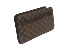 LOUIS VUITTON ルイヴィトン ダミエ サンルイ クラッチバッグ ポーチ ダミエキャンバス N51993 ゴールド金具 美品 中古 61849
