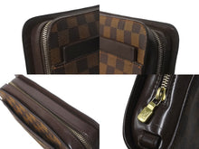Load image into Gallery viewer, LOUIS VUITTON ルイヴィトン ダミエ サンルイ クラッチバッグ ポーチ ダミエキャンバス N51993 ゴールド金具 美品 中古 61849