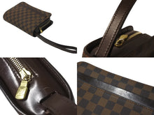 Load image into Gallery viewer, LOUIS VUITTON ルイヴィトン ダミエ サンルイ クラッチバッグ ポーチ ダミエキャンバス N51993 ゴールド金具 美品 中古 61849