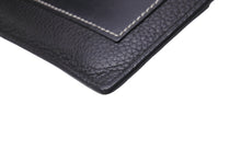 Load image into Gallery viewer, LOEWE ロエベ コインカードホルダー ラージ コインケース C660O37X01 ブラック パラジウム シルバー金具 美品 中古 61905