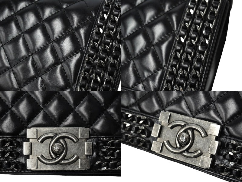 CHANEL シャネル ショルダーバッグ マトラッセ ボーイシャネル