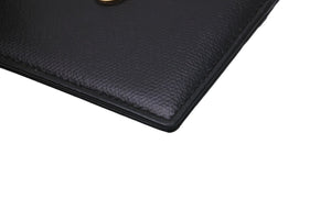 CHANEL シャネル カードケース 名刺入れ ココマーク キャビアスキン 8番台 ブラック ゴールド金具 美品 中古 61930