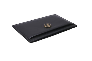 CHANEL シャネル カードケース 名刺入れ ココマーク キャビアスキン 8番台 ブラック ゴールド金具 美品 中古 61930