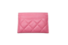 Load image into Gallery viewer, CHANEL シャネル カードケース パスケース 名刺入れ 29番台 ココマーク キャビアスキン ピンク ゴールド金具 美品 中古 61931