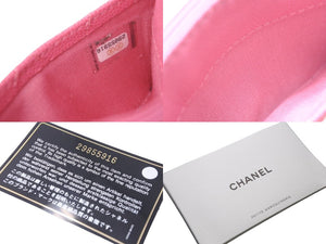 CHANEL シャネル カードケース パスケース 名刺入れ 29番台 ココマーク キャビアスキン ピンク ゴールド金具 美品 中古 61931
