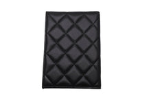 Load image into Gallery viewer, CHANEL シャネル パスポートケース 14番台 ココマーク ラムスキン ブラック シルバー金具 内側下部切れあり 良品 中古 61932