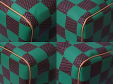 Load image into Gallery viewer, 未使用 LOUIS VUITTON ルイヴィトン 新作 スピーディバンドリエール 40 ヴェール グリーン ブラウン ダミエポップ レザー N40579 中古 61933