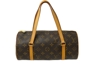 LOUIS VUITTON ルイヴィトン ハンドバック バック パピヨン30 GM 筒型 モノグラム M51385 ブラウン 中古 61936