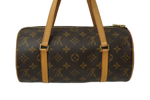 LOUIS VUITTON ルイヴィトン ハンドバック バック パピヨン30 GM 筒型 モノグラム M51385 ブラウン 中古 61936