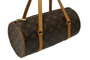 LOUIS VUITTON ルイヴィトン ハンドバック バック パピヨン30 GM 筒型 モノグラム M51385 ブラウン 中古 61936