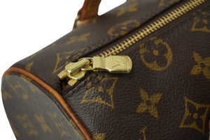 LOUIS VUITTON ルイヴィトン ハンドバック バック パピヨン30 GM 筒型 モノグラム M51385 ブラウン 中古 61936