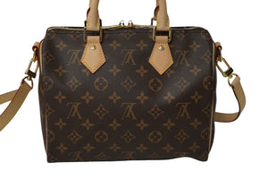 新品同様 LOUISVUITTON ルイヴィトン スピーディバンドリエール25 ハンドバッグ 2WAY M41113 モノグラム 中古 61937