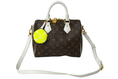 極美品 LOUIS VUITTON ルイヴィトン 2WAYバッグ スピーディ バンドリエール 25 新型 モノグラム M20754 テニス 中古 61939
