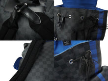 Load image into Gallery viewer, LOUIS VUITTON ルイヴィトン バックパック リュック クリストファーPM ダミエグラフィット N42422 シルバー金具 良品 中古 61940
