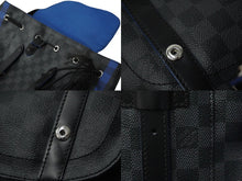 Load image into Gallery viewer, LOUIS VUITTON ルイヴィトン バックパック リュック クリストファーPM ダミエグラフィット N42422 シルバー金具 良品 中古 61940