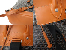 Load image into Gallery viewer, GOYARD ゴヤール アルパン バックパックMM PVCコーティングキャンバス ALPIN2MMLTY01CL03P ブラウン ブラック 美品 中古 61954