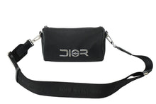 Load image into Gallery viewer, DIOR HOMME ディオール オム ショルダーバッグ SORAYAMA 空山基 ローラー ブラック レザー ナイロン 良品 中古 61957