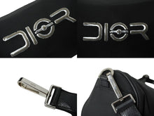 Load image into Gallery viewer, DIOR HOMME ディオール オム ショルダーバッグ SORAYAMA 空山基 ローラー ブラック レザー ナイロン 良品 中古 61957